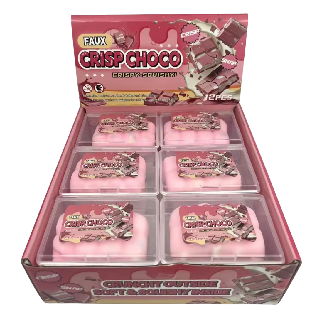 Pink Chocolate Crispy Pinch Toy