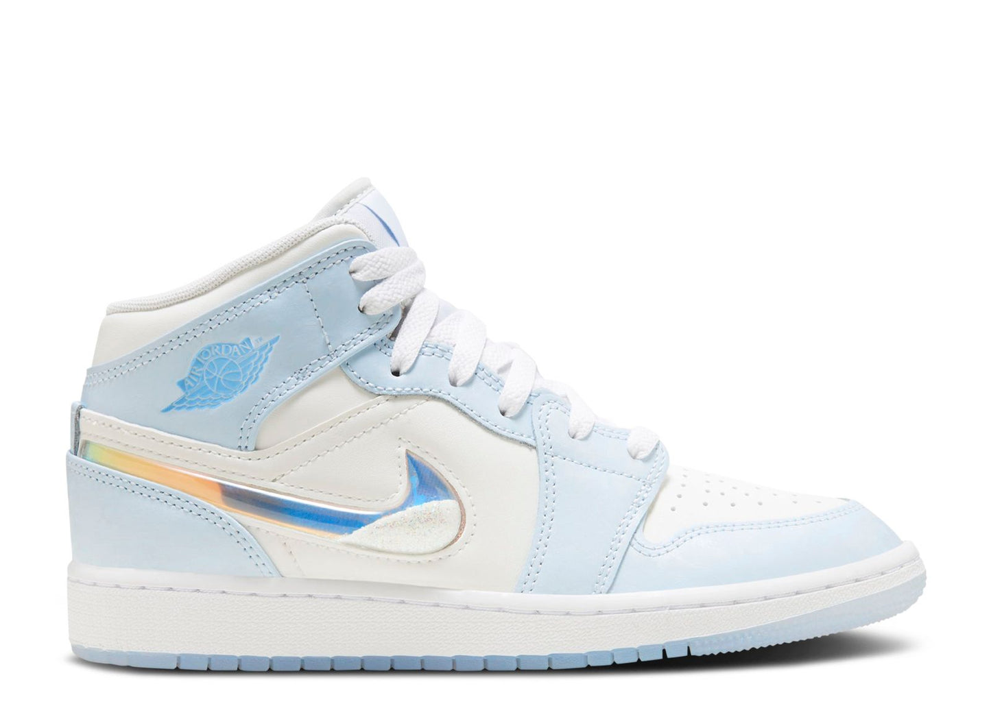 Jordan 1 Mid SE Glitter Swoosh (GS)