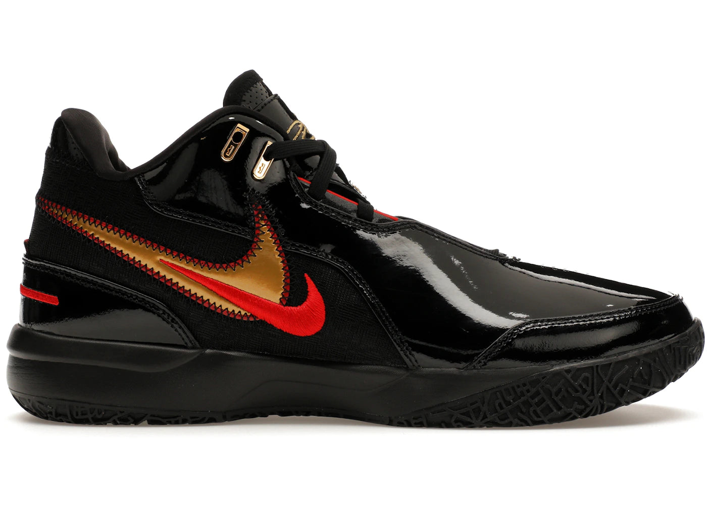 Nike Zoom LeBron NXXT Gen AMPD Black University Red Gold