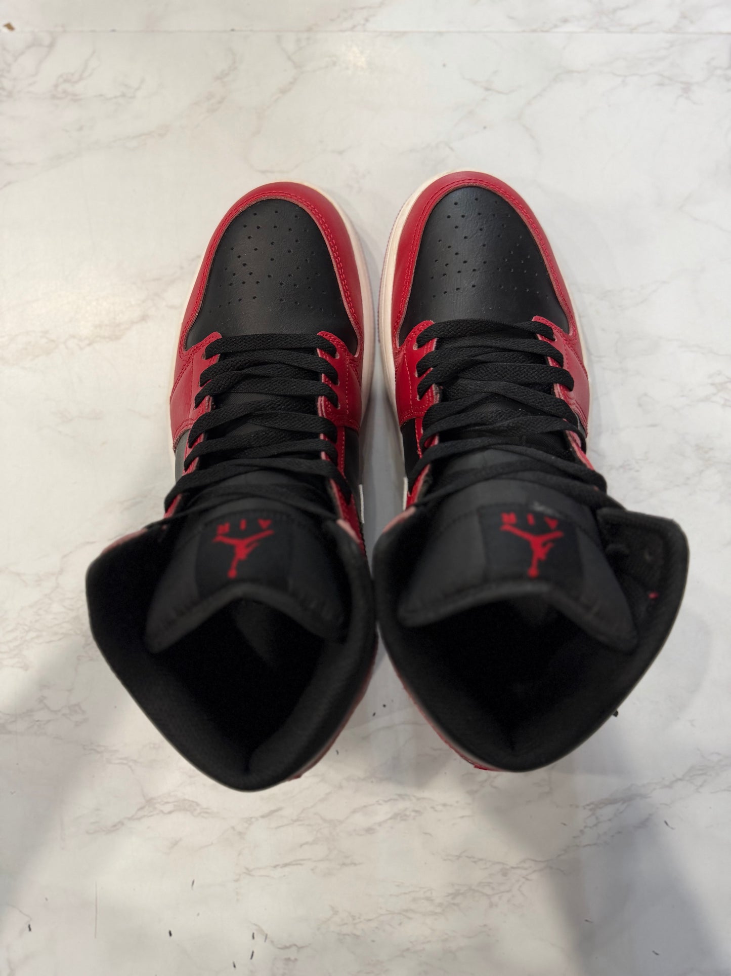 Jordan 1 Mid Gym Red Black White (2024) PRE-OWNED
