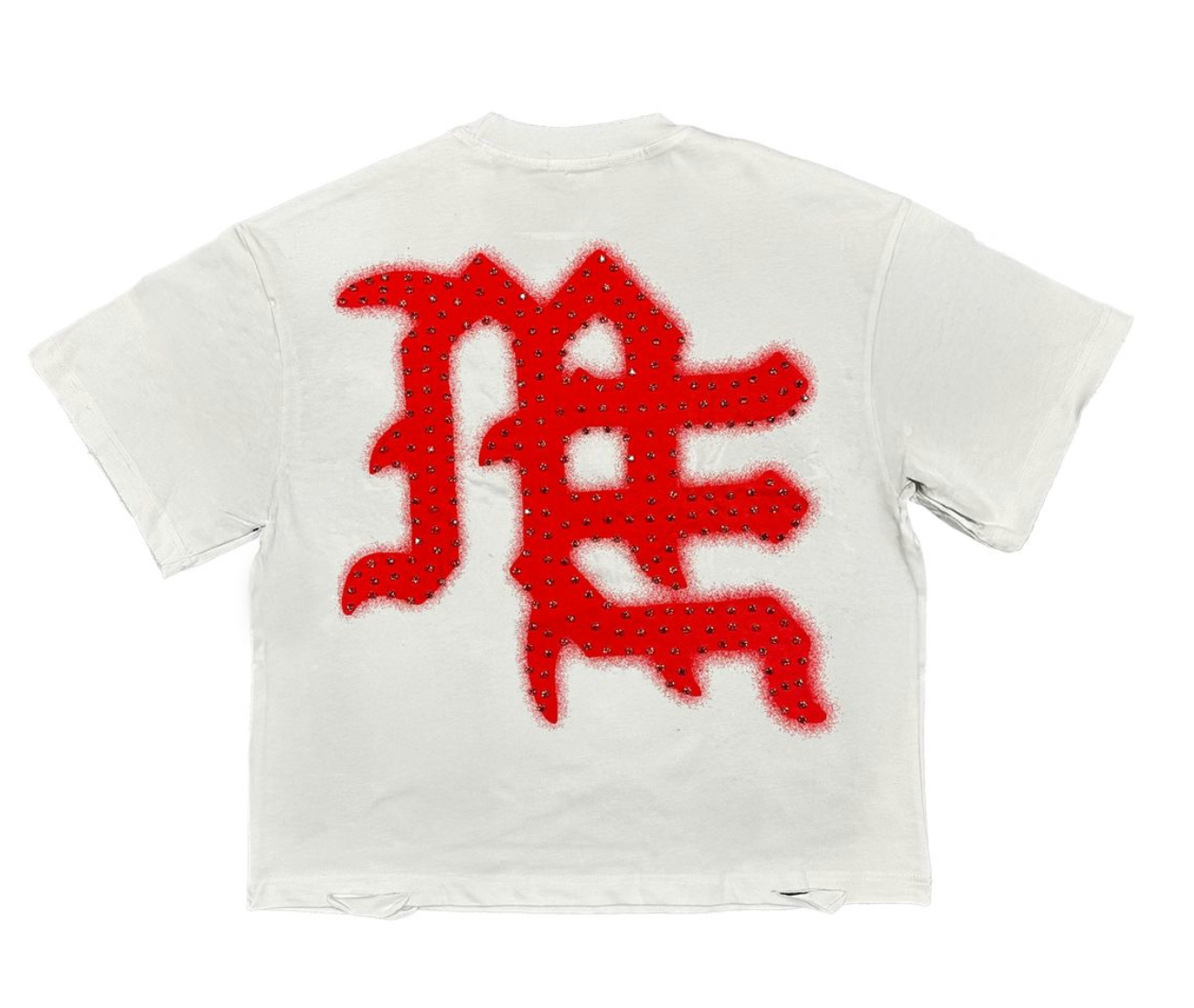 Red ‘End’ Rhinestone Tee