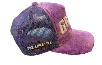 YBE Grind Season Fur Hat Purple