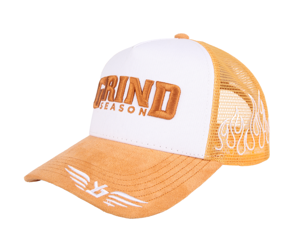 YBE Grind Season Flame Hat Yellow