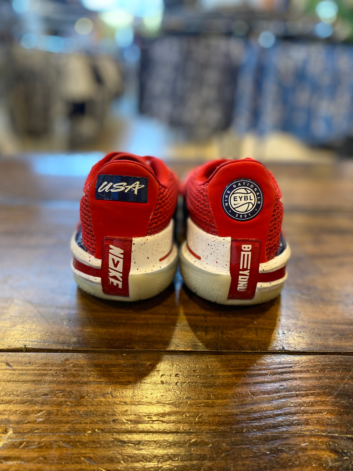 Nike Air Zoom GT Cut EYBL Team USA Sport Red PRE-OWNED