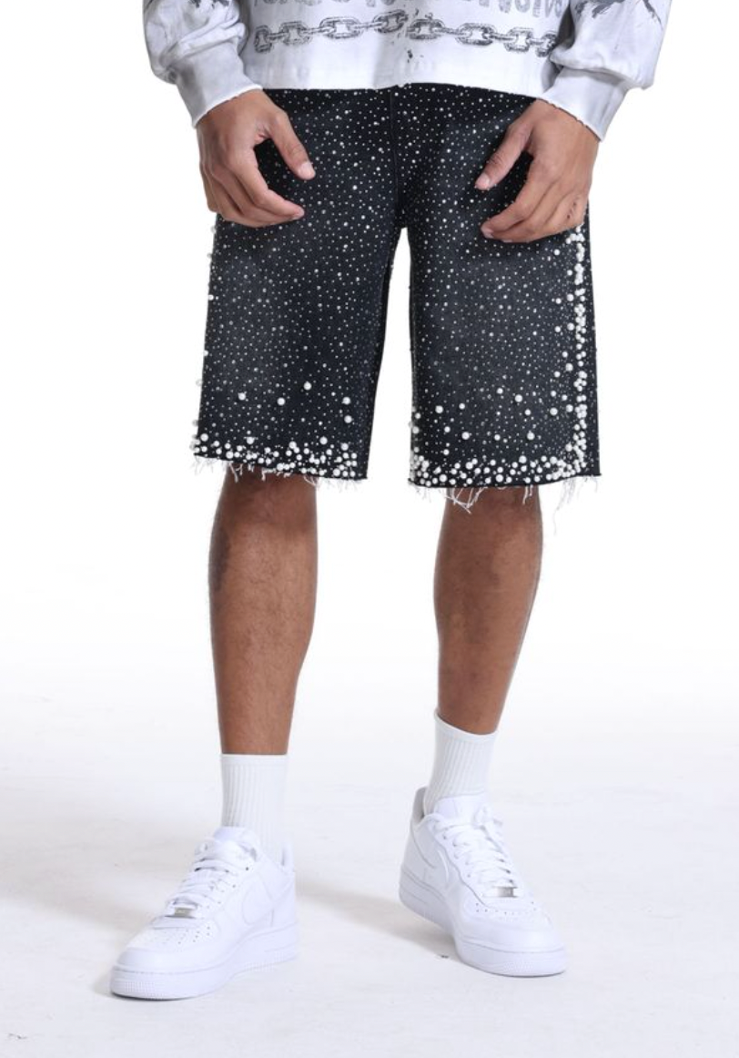 Concept "KEYSTONE" BLACK WASH JORTS