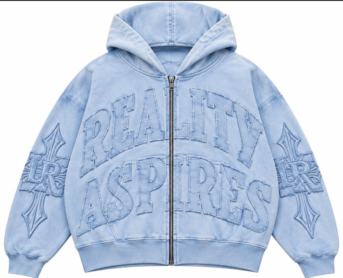 Loves Reality Blue "Cathedral Stitch" Jacket