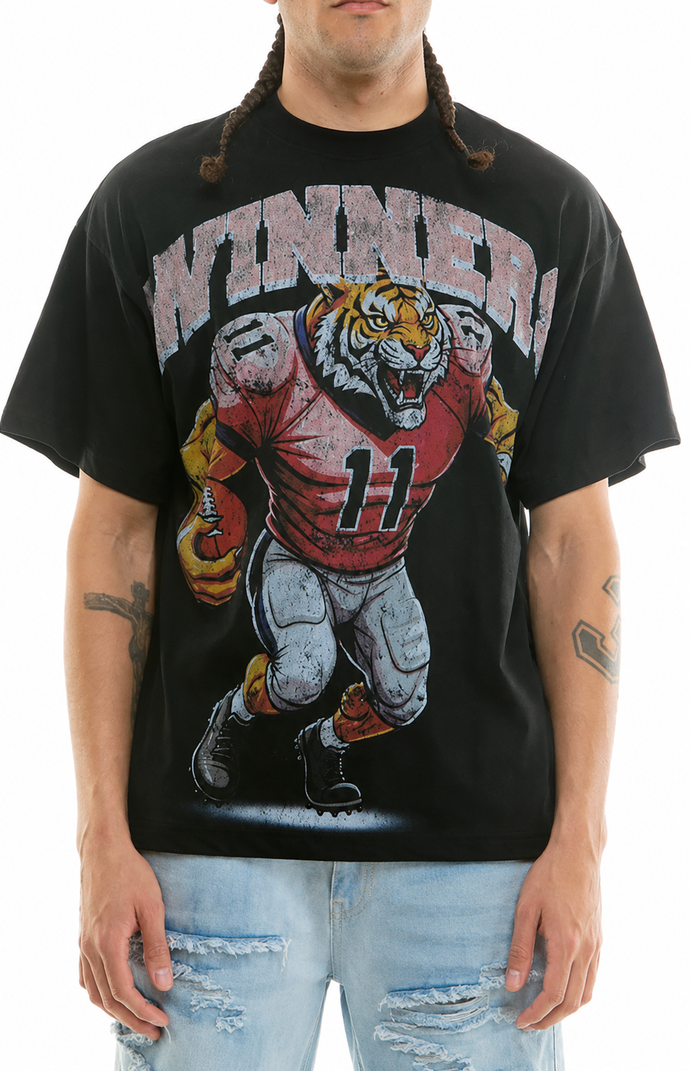 KDNK Winners Tiger Tee BLK