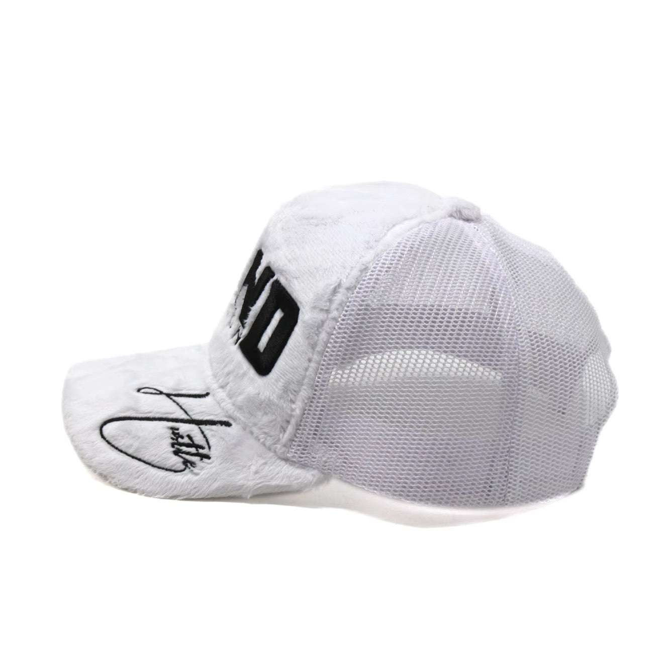 YBE Grind Season Fur Hat White