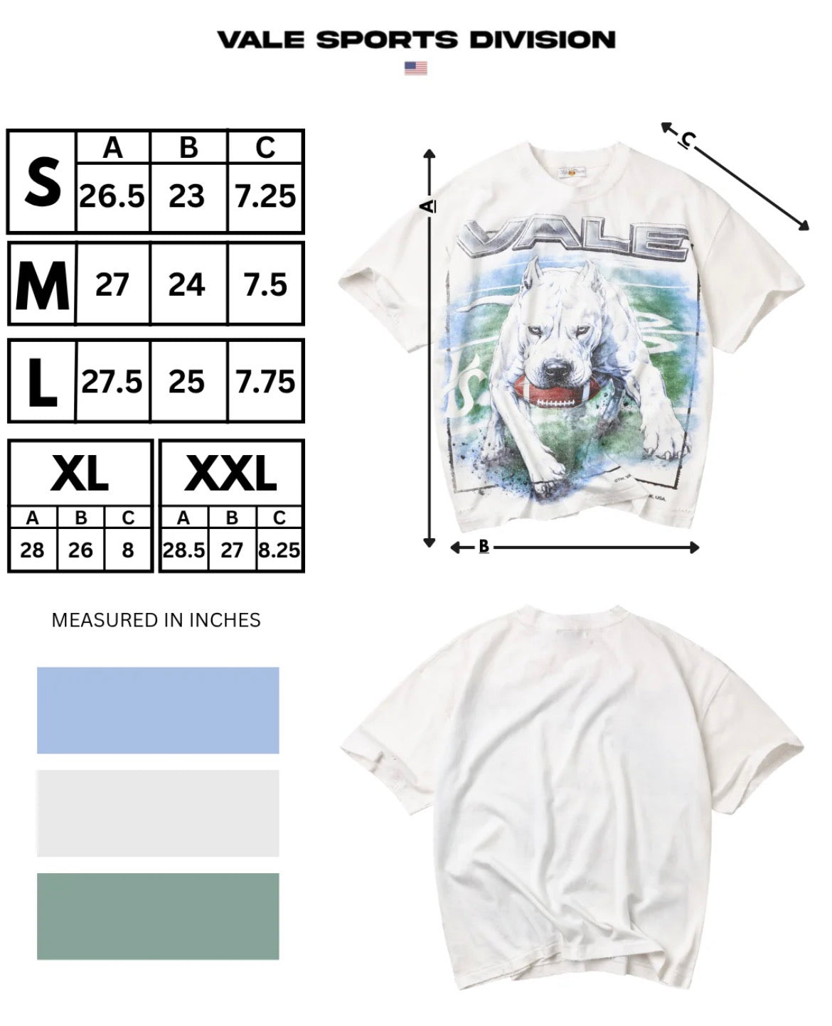Vale Cane Tee Wht