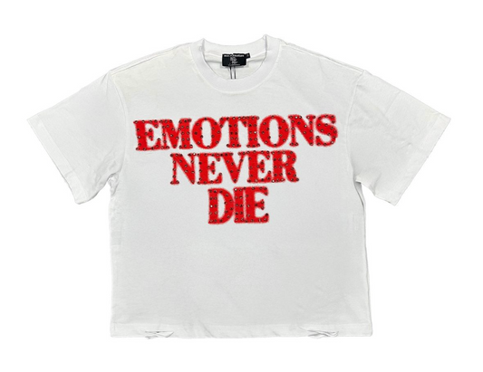 Red ‘End’ Rhinestone Tee