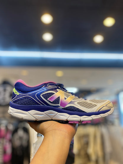 New Balance 860v6 White Navy Blue Purple PRE-OWNED
