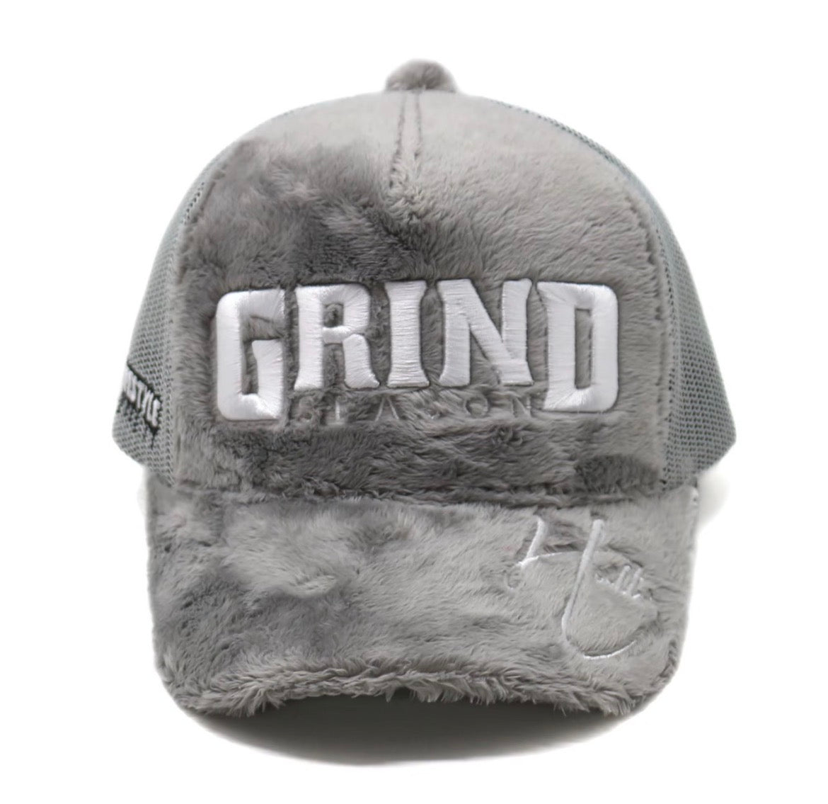 YBE Grind Season Fur Hat Grey