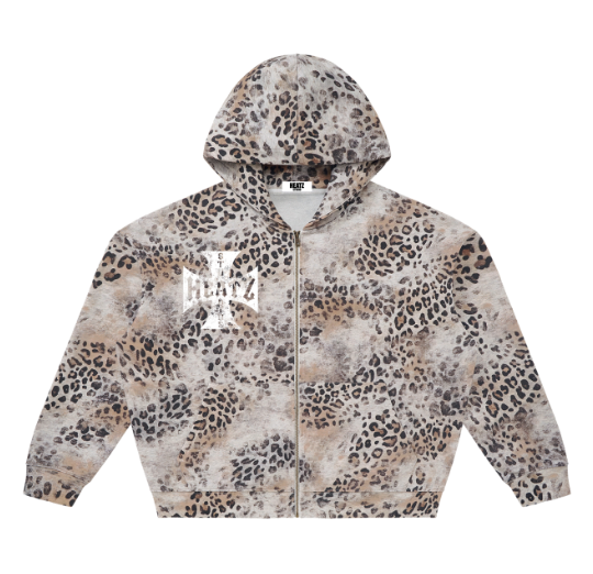 HEATZ Studio Leopard Zip-Up