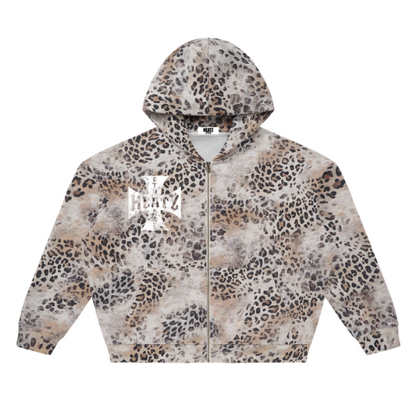 HEATZ Studio Leopard Zip-Up