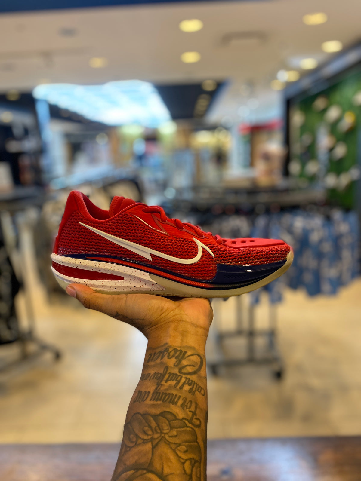 Nike Air Zoom GT Cut EYBL Team USA Sport Red PRE-OWNED