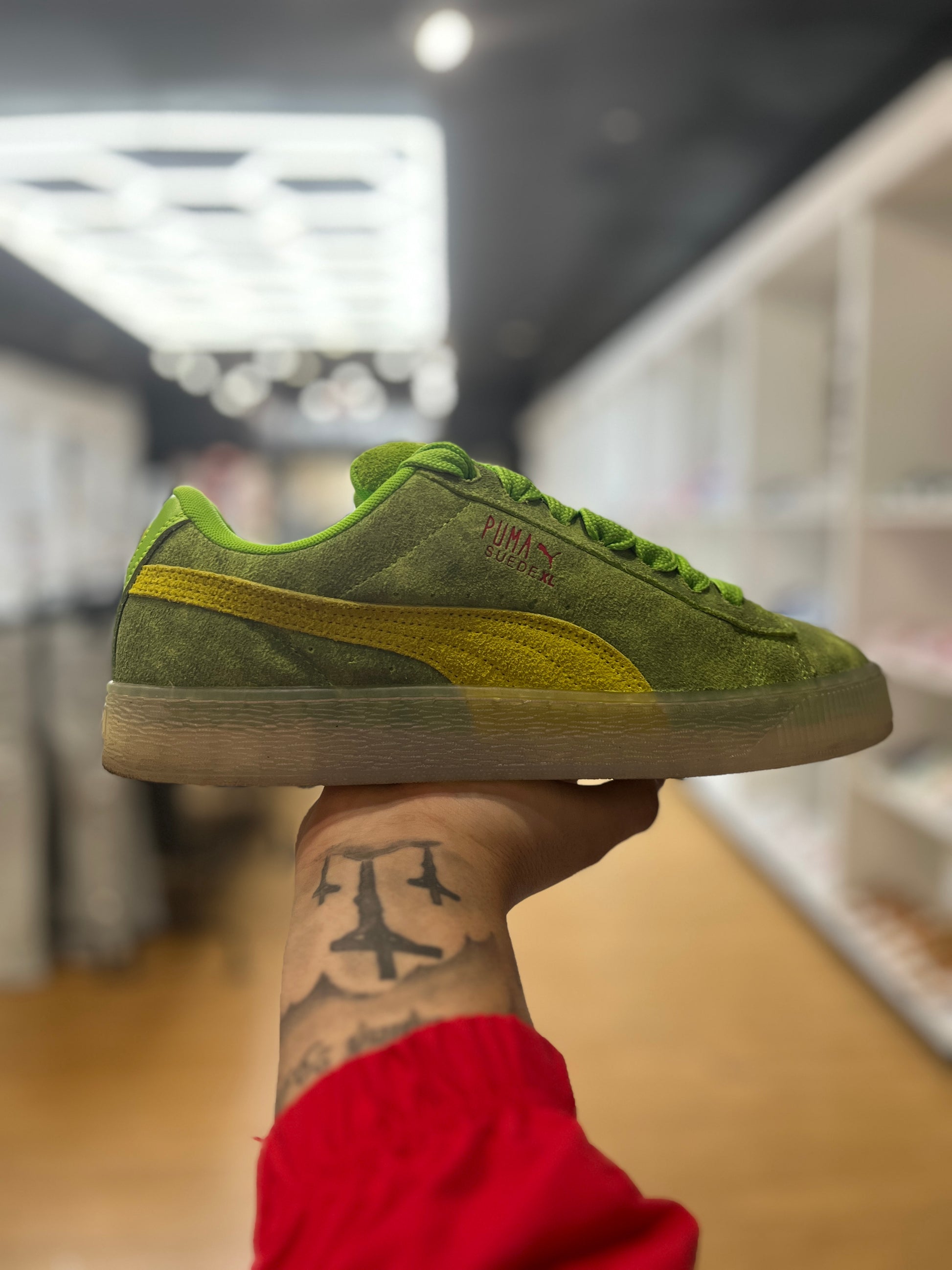 Puma Suede XL Ghostbusters Slimer PRE-OWNED