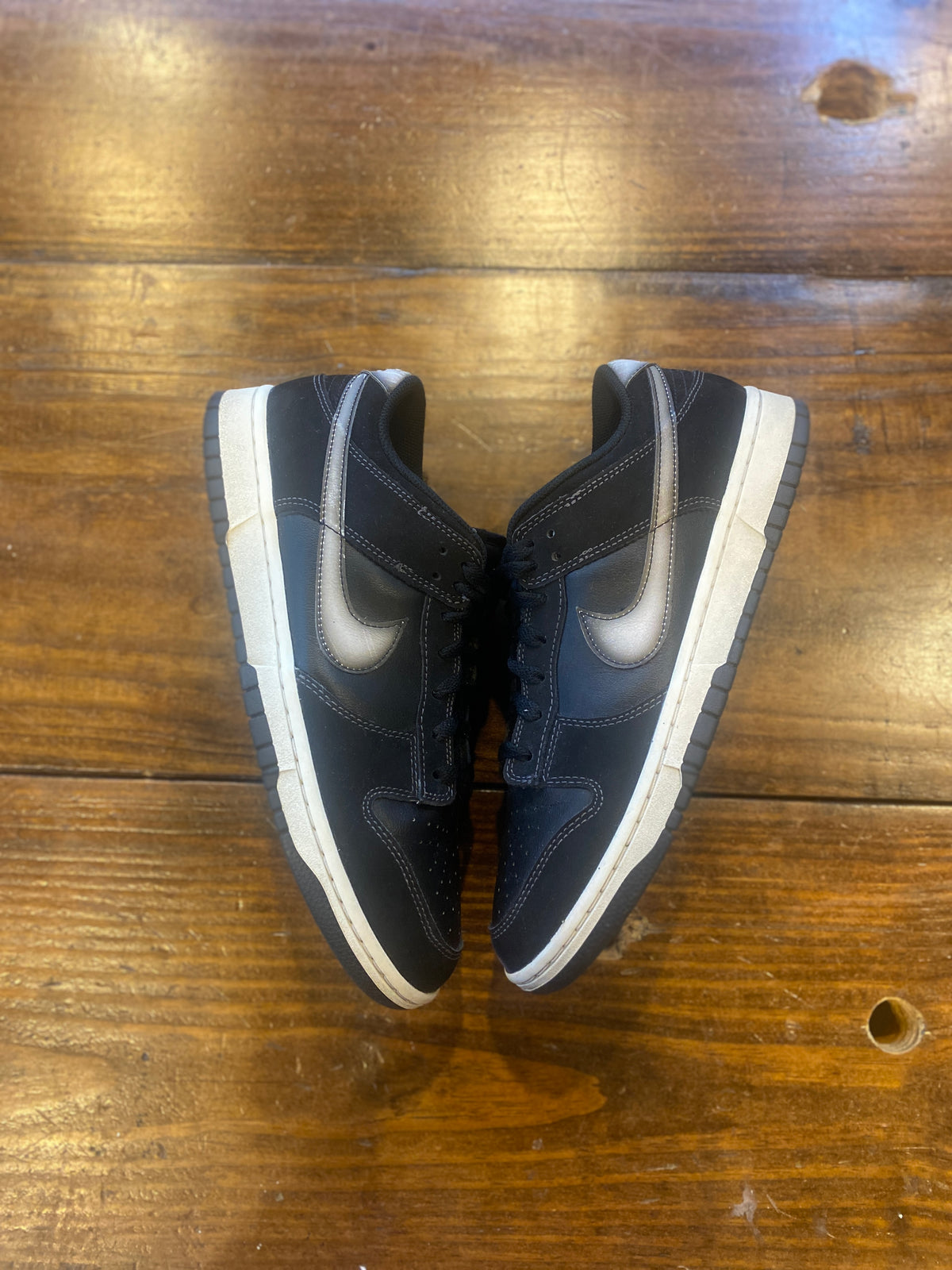 Nike Dunk Low Airbrush Swoosh Black PRE-OWNED