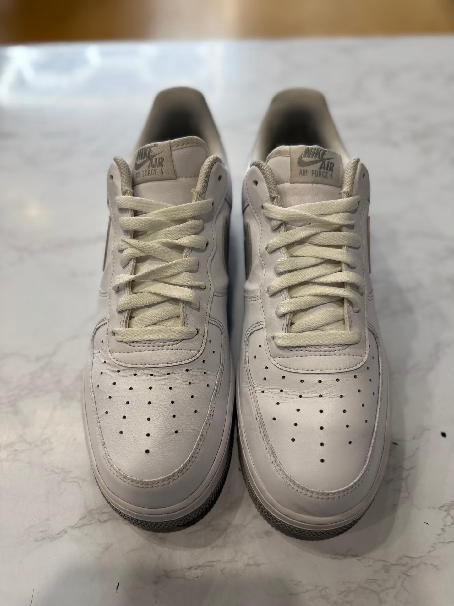 Nike Air Force 1 Low '07 White Light Smoke Grey PRE-OWNED