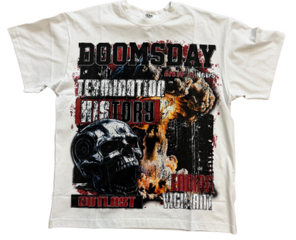 KDNK Dooms Day Tee WHT