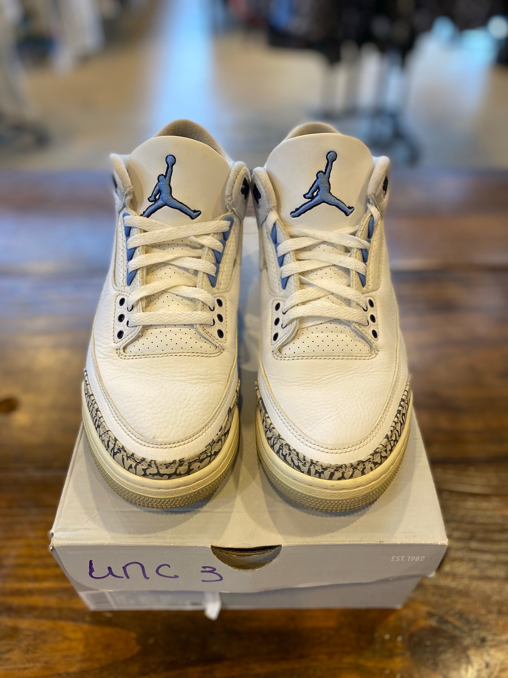 Jordan 3 Retro UNC (2020) PRE-OWNED
