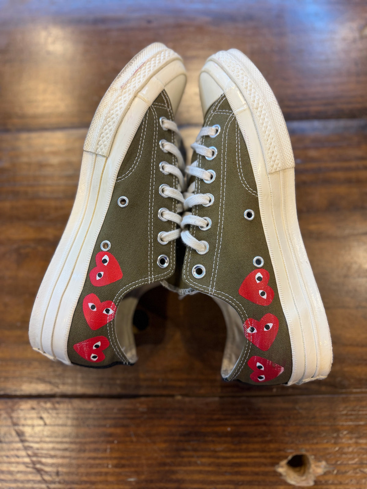 Converse Chuck Taylor All Star 70 Ox Comme des Garcons Olive PRE-OWNED