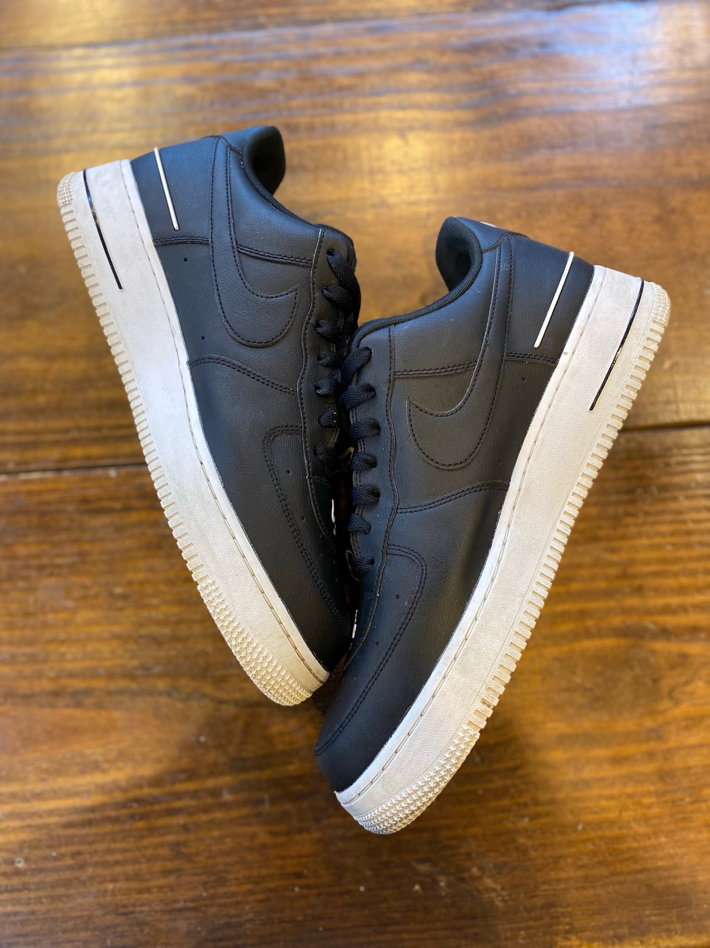 Nike Air Force 1 Low Double Air Low Black White PRE-OWNED
