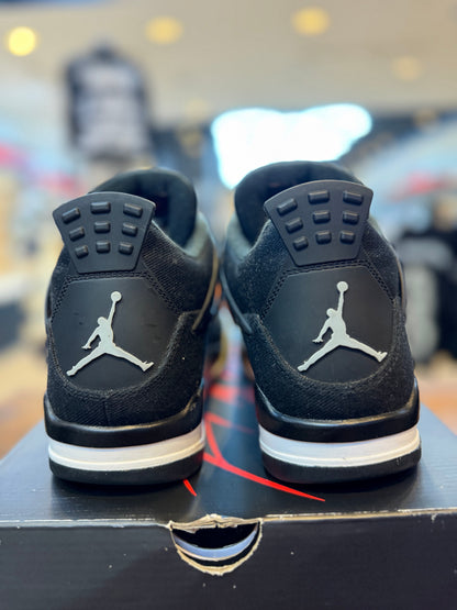 Jordan 4 Retro SE Black Canvas PRE-OWNED