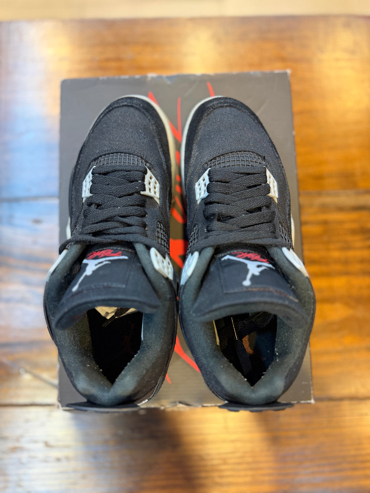 Jordan 4 Retro SE Black Canvas PRE-OWNED