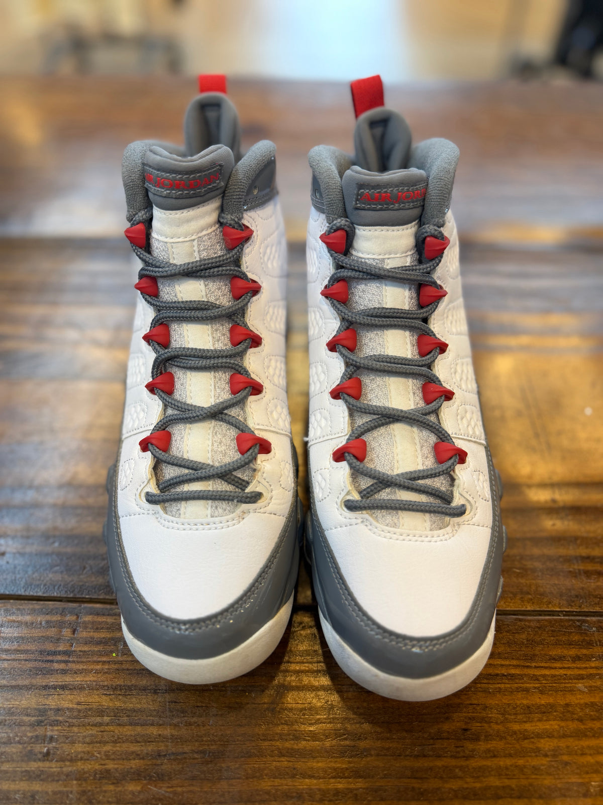 Jordan 9 Retro Fire Red (GS) PRE-OWNED