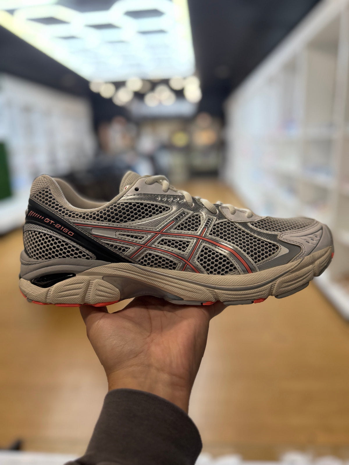 ASICS GT-2160 White Sun Coral PRE-OWNED