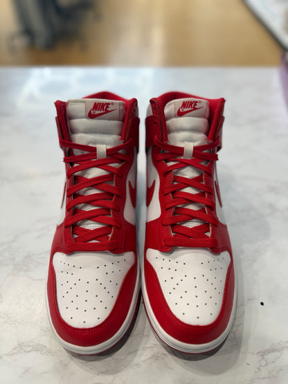 Nike Dunk High Championship White Red PRE-OWNED