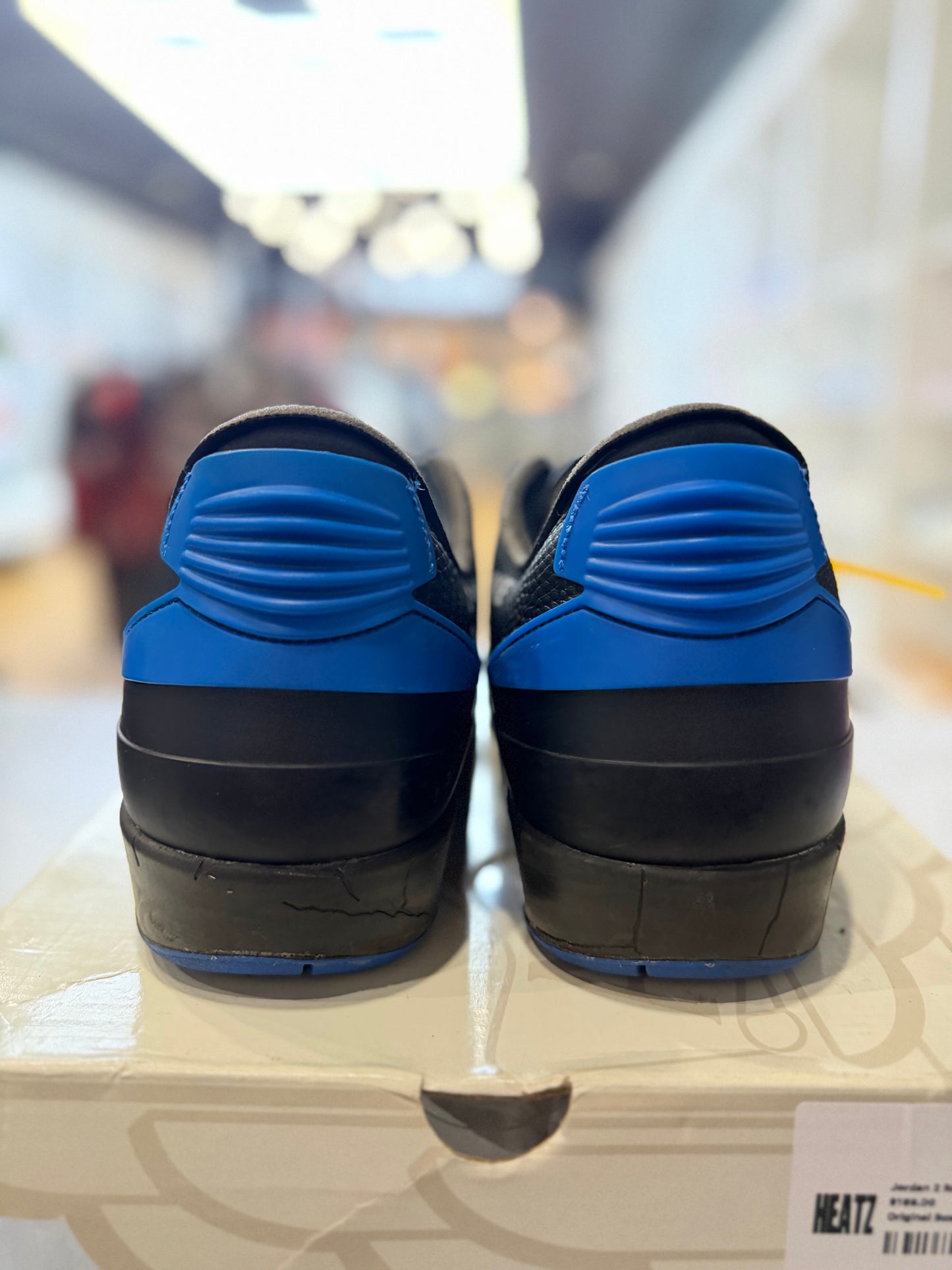 Jordan 2 Retro Low SP Off-White Black Blue PRE-OWNED