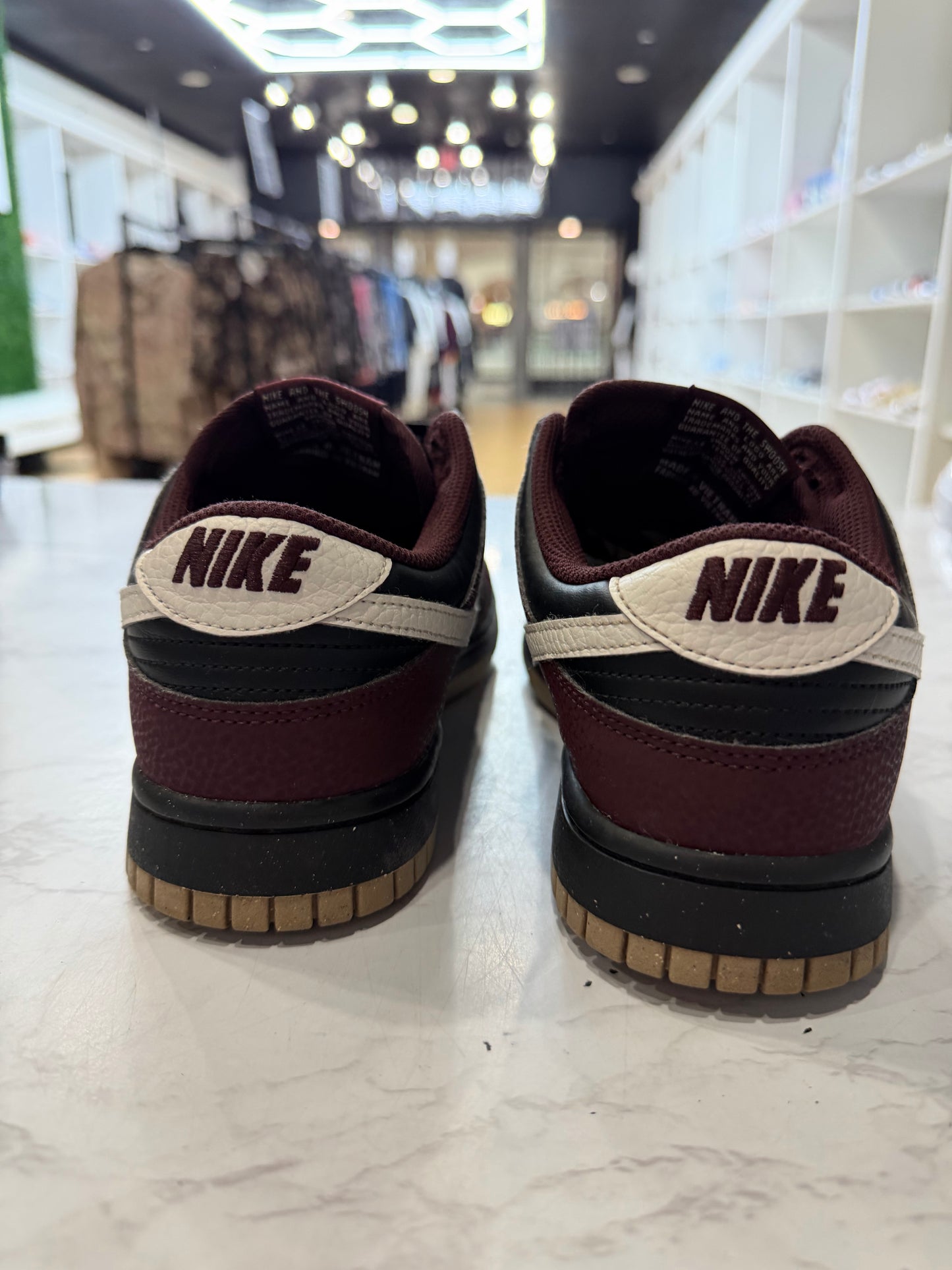 Nike Dunk Low Next Nature Burgundy Crush Black (Women's) PRE-OWNED