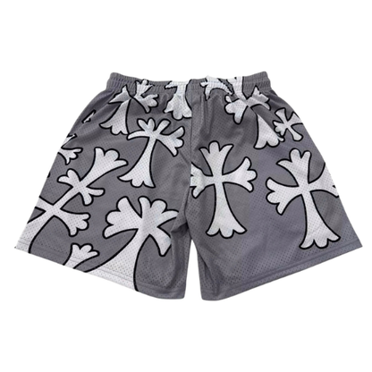 HEATZ Grey Cross Shorts