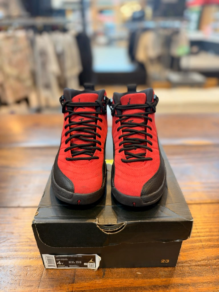 Jordan 12 Retro Reverse Flu Game (GS) PRE-OWNED
