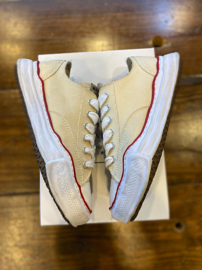 Maison Mihara Yasuhiro Peterson OG Sole Canvas Low Natural PRE-OWNED