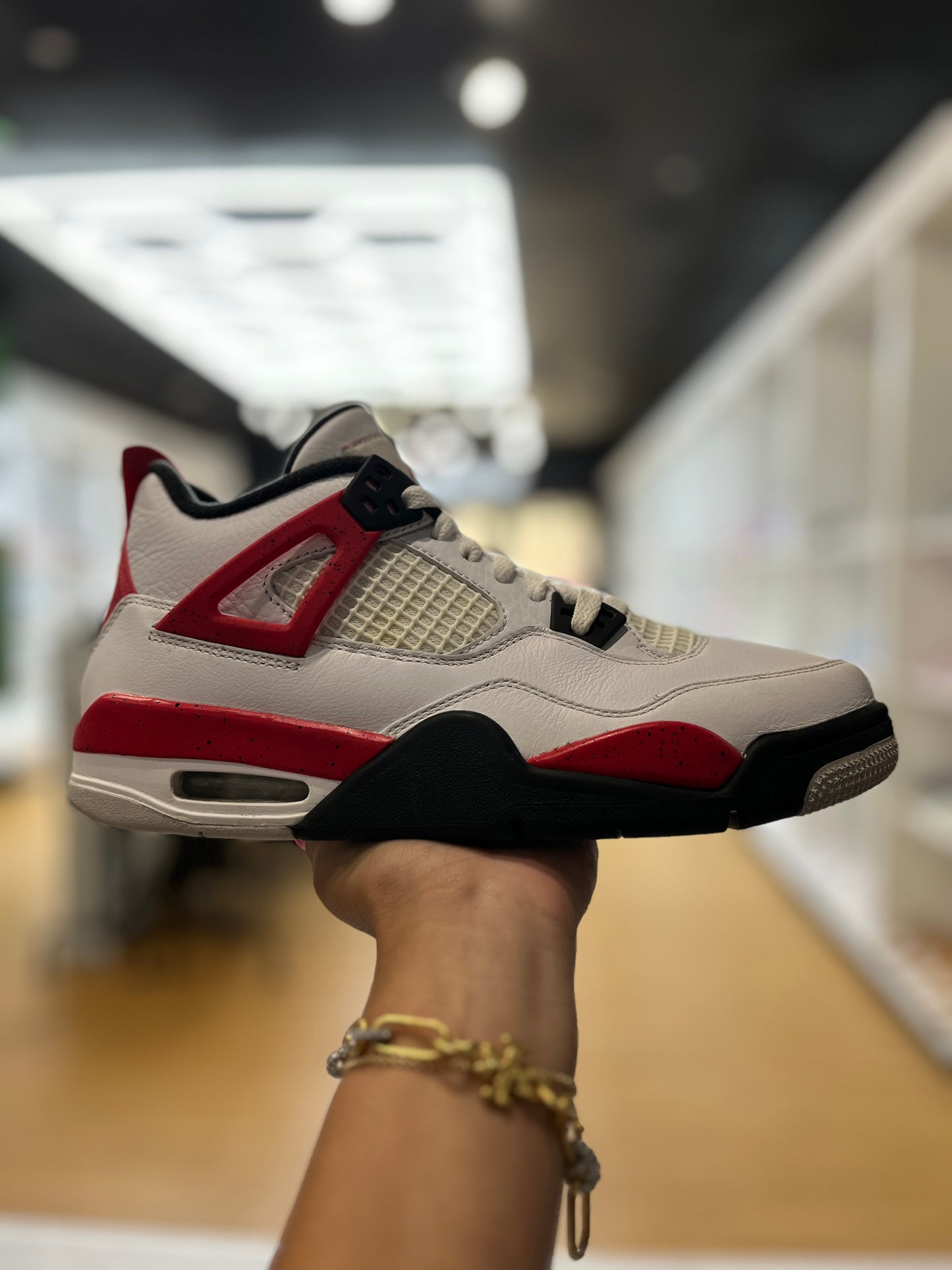 Jordan 4 Retro Red Cement (GS) PRE-OWNED