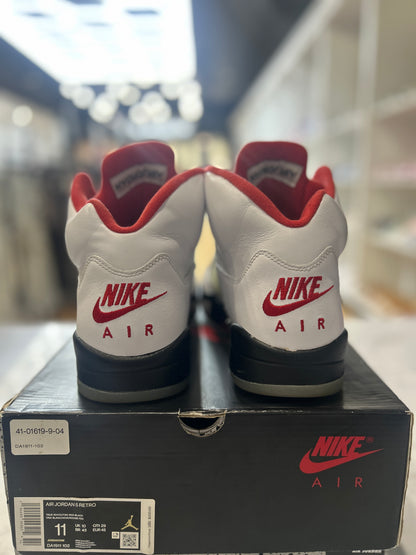 Jordan 5 Retro Fire Red Silver Tongue (2020)PRE-OWNED