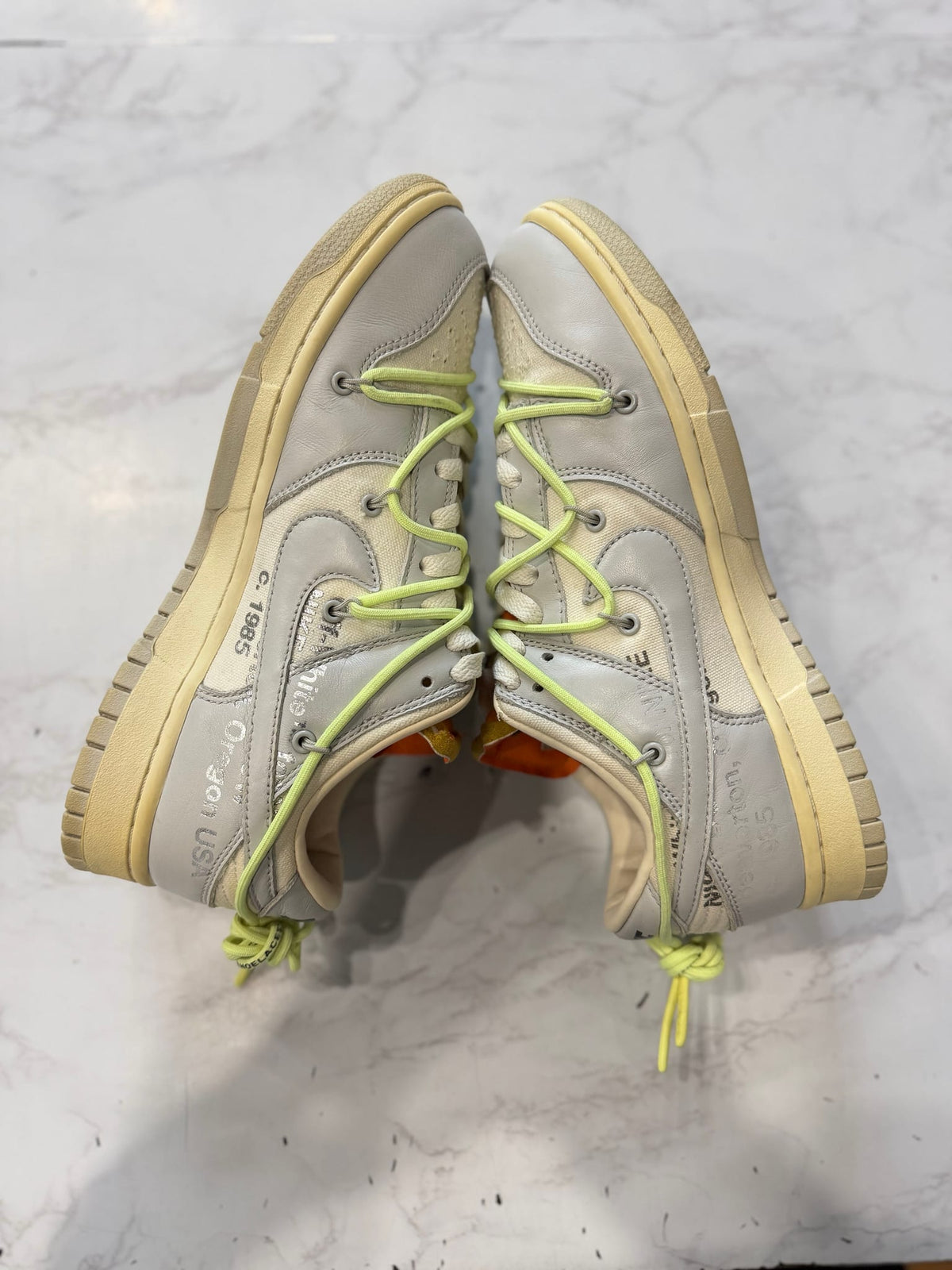 Nike Dunk Low Off-White Lot 43 PRE-OWNED