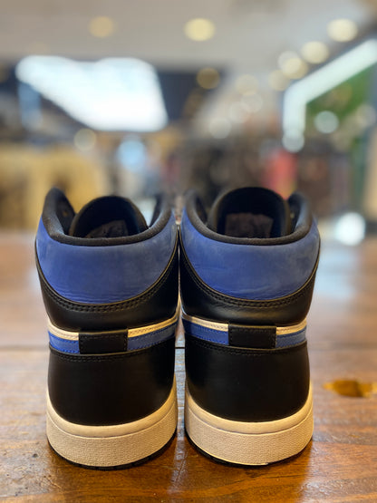 Jordan 1 Mid White Black Racer Blue PRE-OWNED