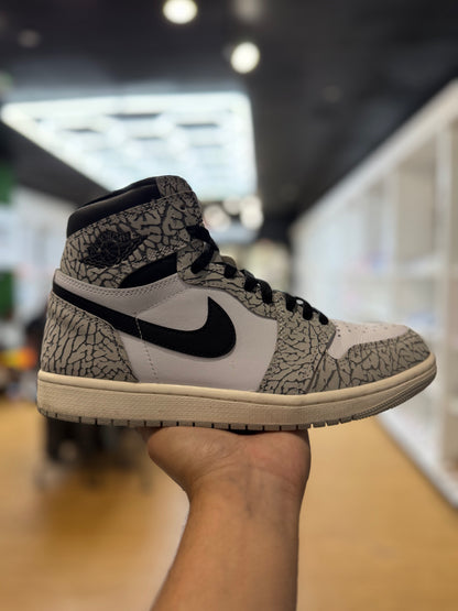 Jordan 1 Retro High OG White Cement PRE-OWNED