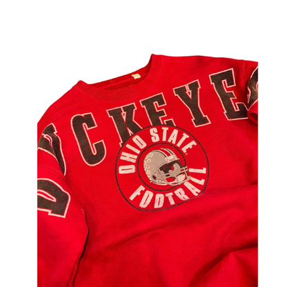 OSU Buckeyes Curved Front Crewneck Vintage