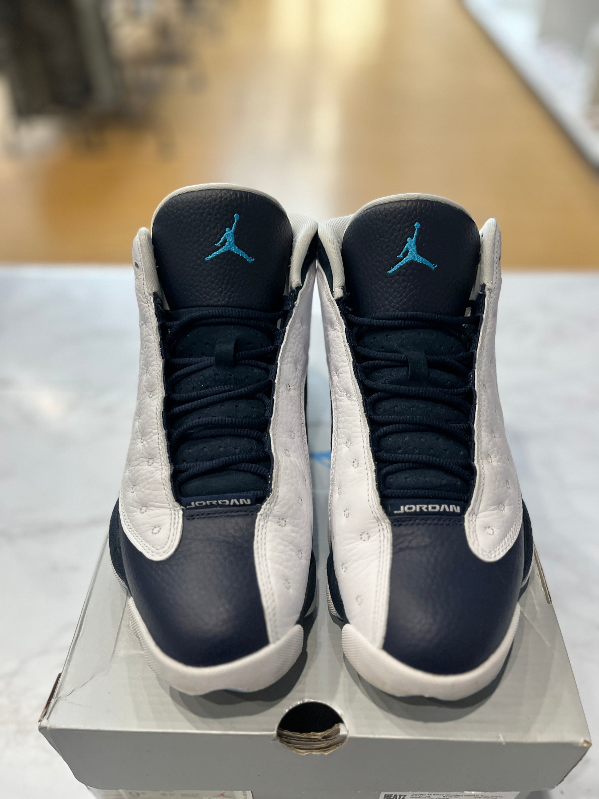 Jordan 13 Retro Obsidian Powder Blue White PRE-OWNED