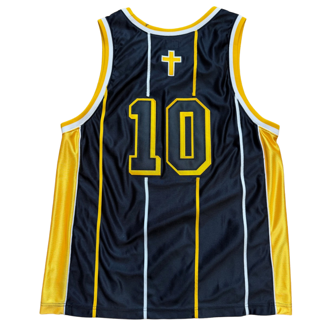 Supreme St. Supreme Basketball Jersey Black (PRE-OWNED)