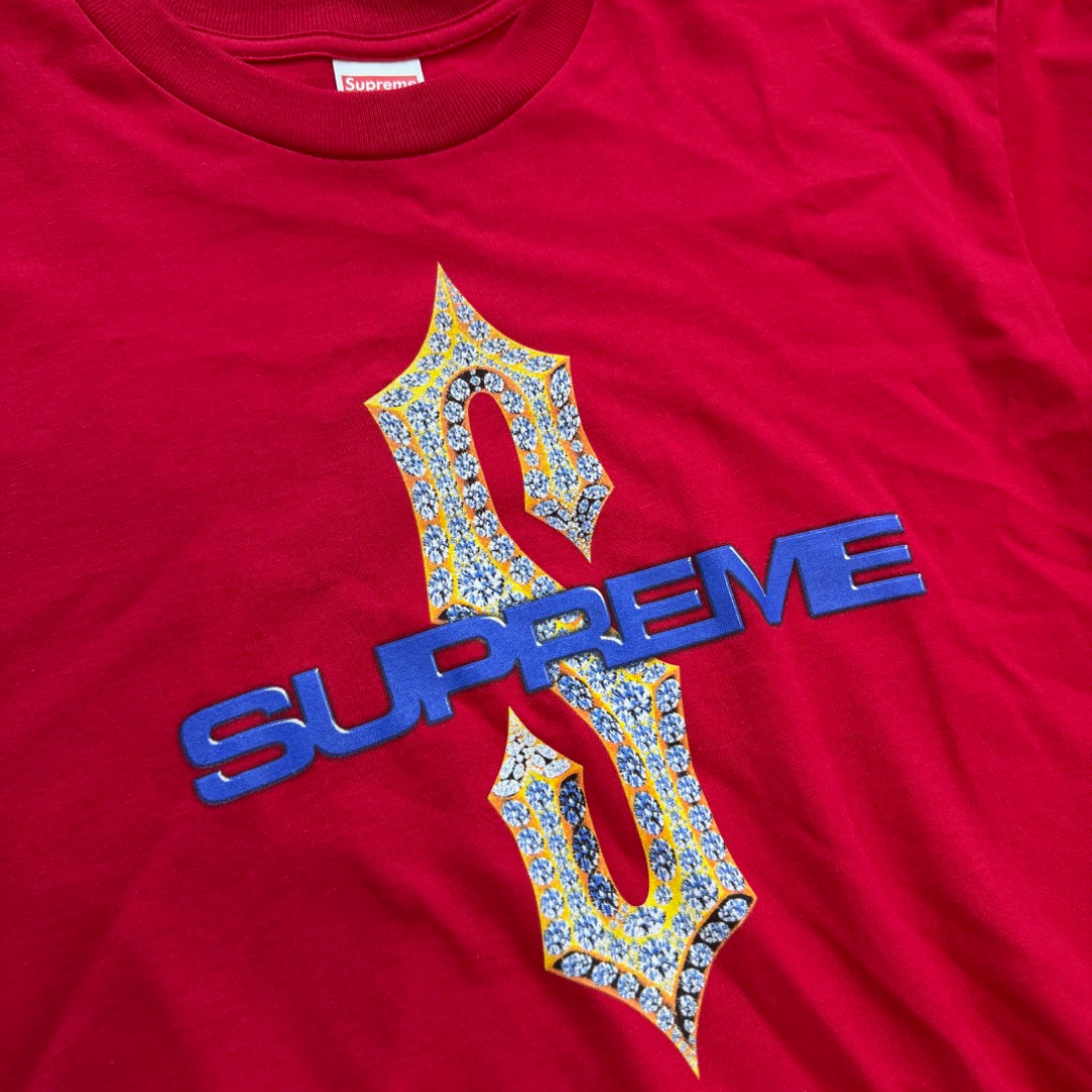Supreme Diamonds Tee Red (PRE-OWNED)