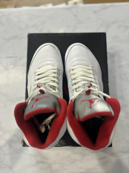 Jordan 5 Retro Fire Red Silver Tongue (2020)PRE-OWNED