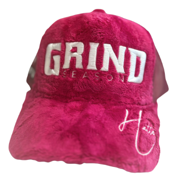 YBE Grind Season Fur Hat Raspberry Pink