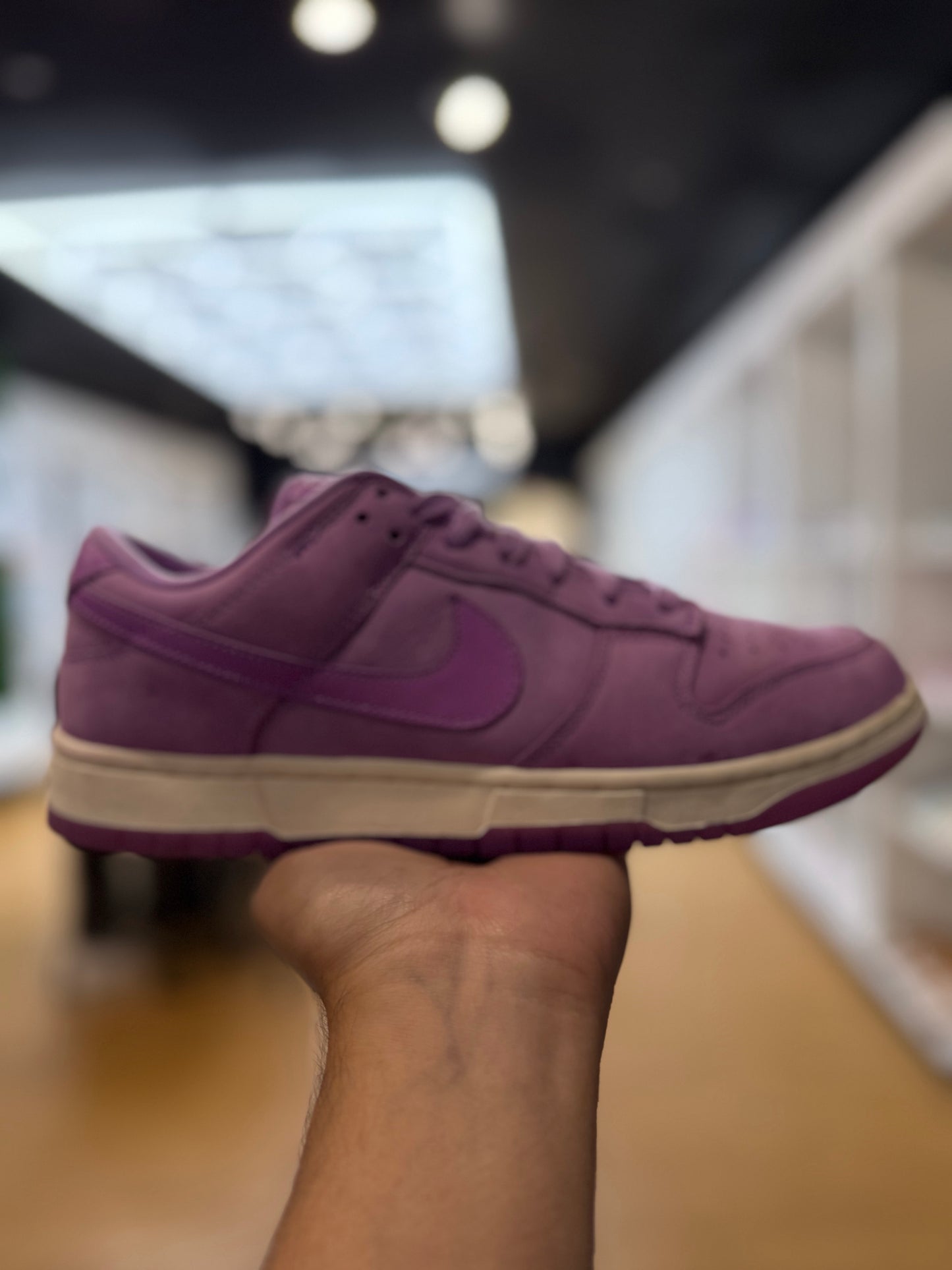 Nike Dunk Low PRM MF Rush Fuchsia (Women's) PRE-OWNED