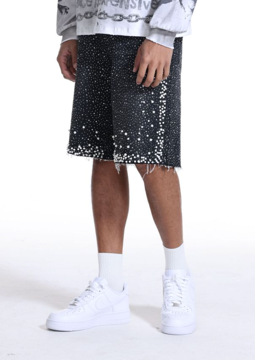 Concept "KEYSTONE" BLACK WASH JORTS