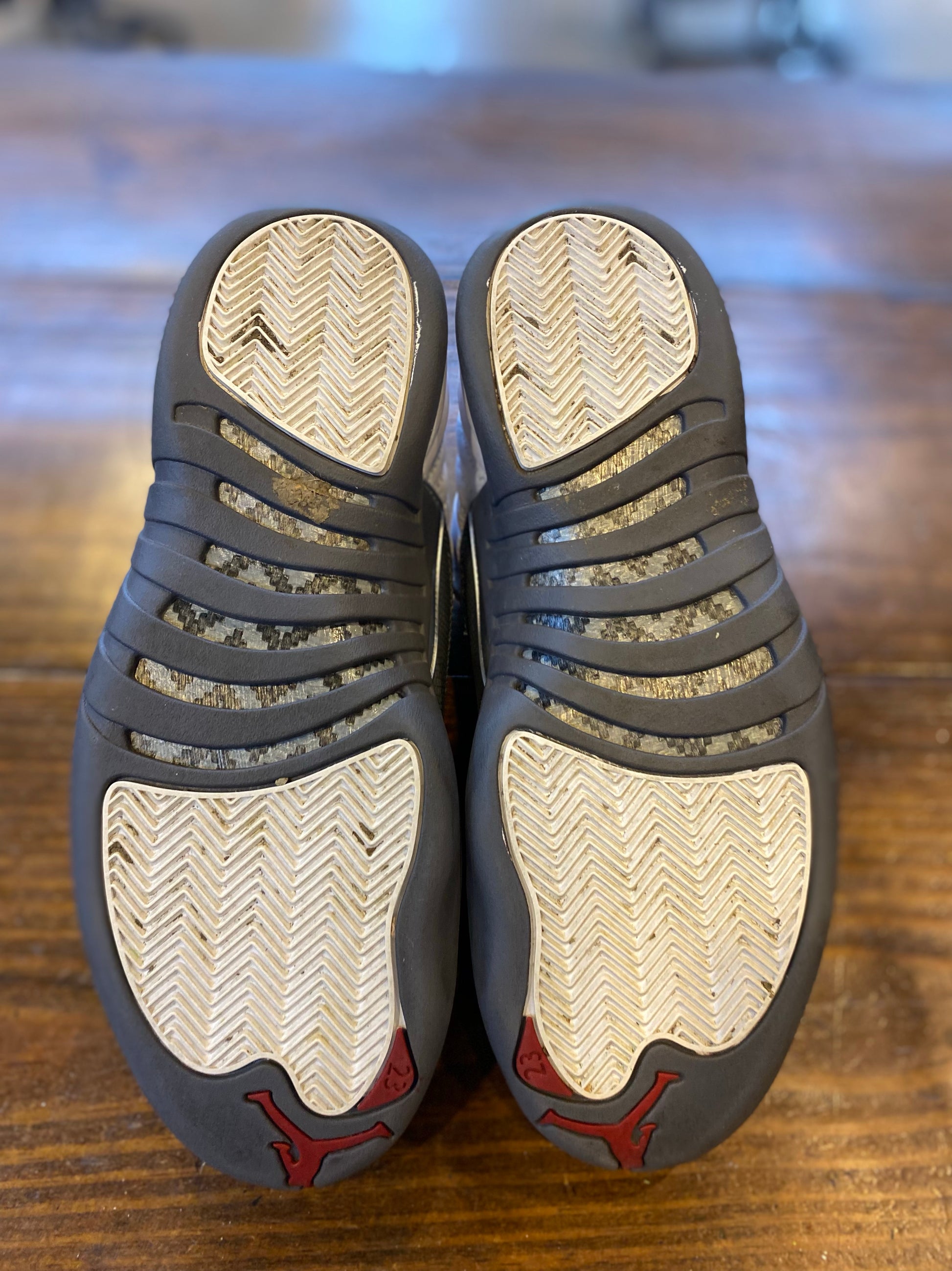 Jordan 12 Retro White Dark Grey PRE-OWNED